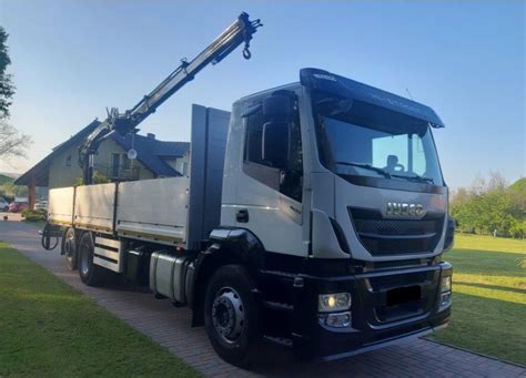 Iveco Stralis X Flatbed Crane Hiab Rc Flatbed Truck For