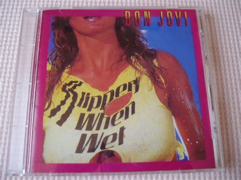 【やや傷や汚れあり】bon Jovi ボン・ジョヴィslippery When Wet リヴィン・オン・ア・プレイヤー 他全10曲