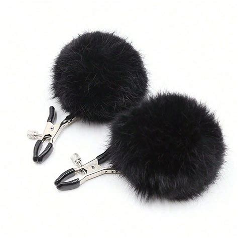Nipple Clip Feathers Anal Plug Rabbit Tail Butt Plug Cosplay Games Flirt For Gift Bdsm Erotic