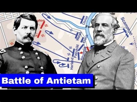 Battle Of Antietam Animated Battle Map Youtube