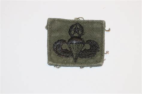 Original Us Army Vietnam Master Parachute Wing Cloth Subdued 1