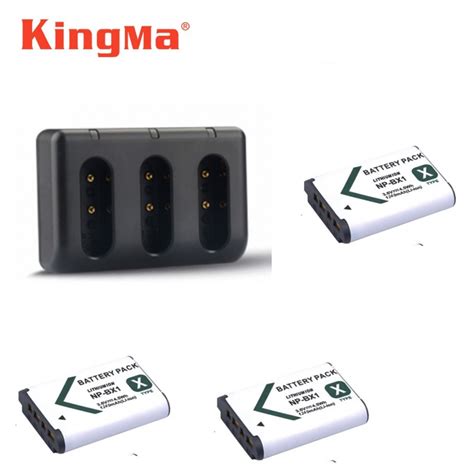 Kingma Pcs Np Bx Lithium Ion Batteries With Usb Triple Charger