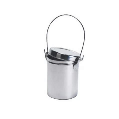 Stainless Steel Barni at ₹ 225/kilogram | स्टेनलेस स्टील मिल्क पॉट in ...