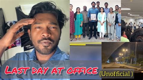 Last day at Office (Unofficial) | Office Vlog - YouTube