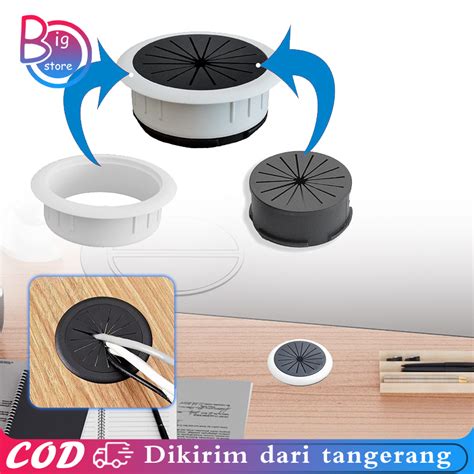 Jual 4pcs Penutup Lubang Kabel Meja Silikon Flexible Tutup Lubang Kabel