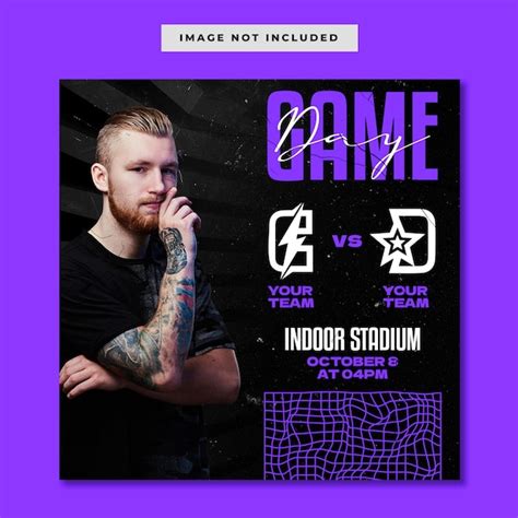 Premium Psd Esports Match Social Media Instagram Template