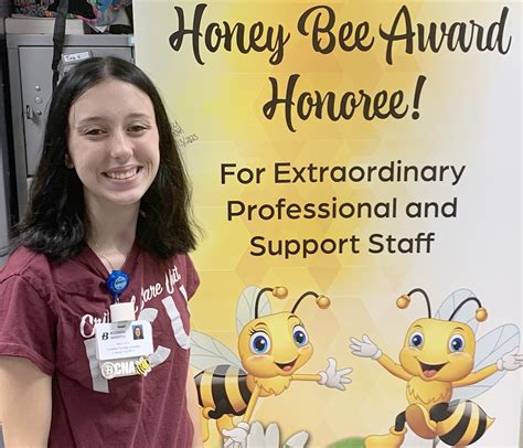 Cna Earns Honey Bee Award Blessing Health System