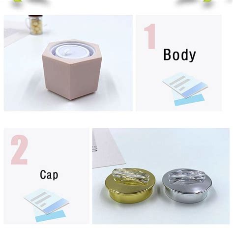 Креативные бутылки для крема для лица, шестиугольная форма ...