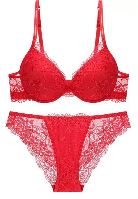 Buy The Secret Sexy Lace Lingerie Bras With Underwear Online Zalora Philippines