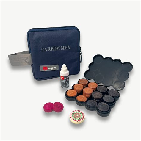 Carrom Coin Set And Storage Bag Uber Games