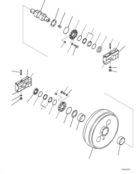 IDLER ASS Y 17A 30 00042 KOMATSU Part Catalog