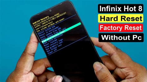 Infinix Hot 8 X650C Hard Reset Factory Reset Without Pc YouTube