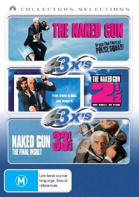 The Naked Gun Complete Collection Dvd Set Leslie Nielsen Comedy Crime Reg Picclick Uk