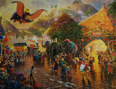 [ENTRY] Thomas Kinkade Disney Puzzle - 500 pieces : r/Jigsawpuzzles