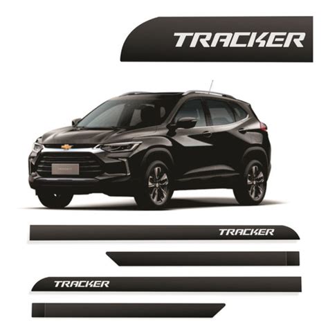 Friso Lateral Gm Tracker Preto Ouro Negro Mercadolivre