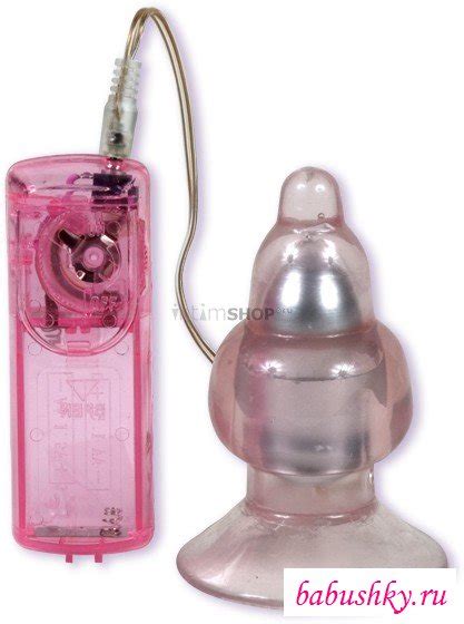 Анальный Стимулятор Lacey s Medium Pink Jelly Vibe Anal Plug с функцией