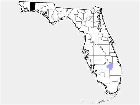Okaloosa County Fl Geographic Facts And Maps
