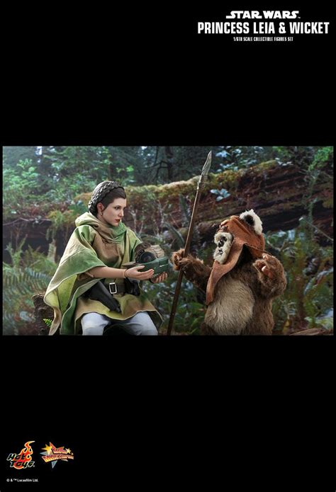 Hot Toys Princess Leia And Wicket Set Official Pics And Details The Toyark News