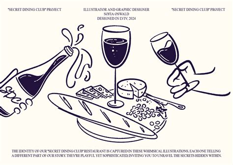 "SECRET DINING CLUB" RESTAURANT :: Behance
