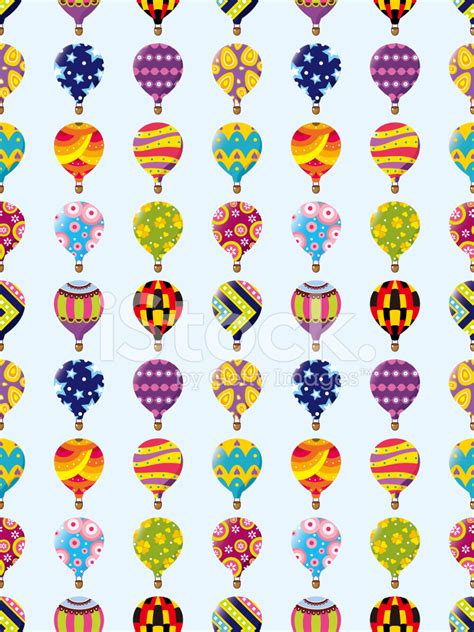 Seamless Hot Air Balloon Pattern Stock Photo Royalty Free Images FreeImages