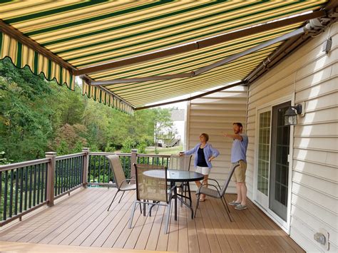 Patio And Deck Retractable Awnings Carroll Architecture Shade