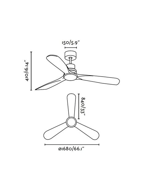 Ventilador Lantau Led Nogal Con Mando A Distancia Faro Barcelona