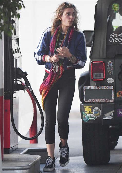 Paris Jackson In Tights At A Gas Station 02 Gotceleb