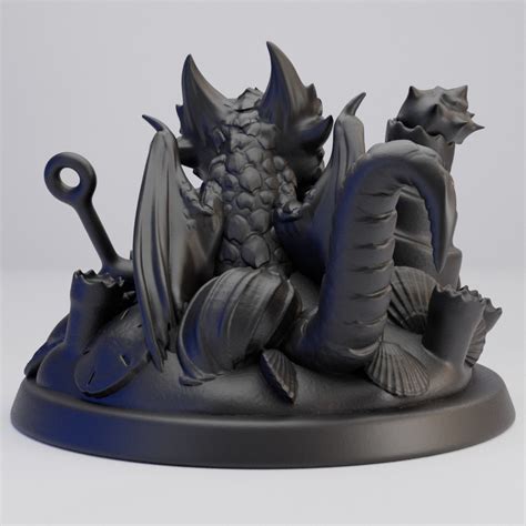 Hot Goblin シェルドラゴン ミニチュア ホットゴブリン 貝殻 眠り ドラゴン