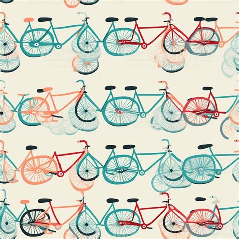 Premium Ai Image A Bicycle With A Bicycle On It Is Painted In Blue