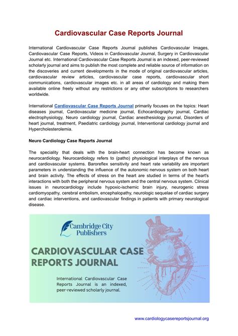 Ppt Cardiovascular Case Reports Journal Powerpoint Presentation Free