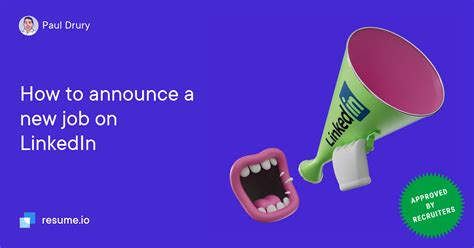 How To Announce A New Job On Linkedin How ·