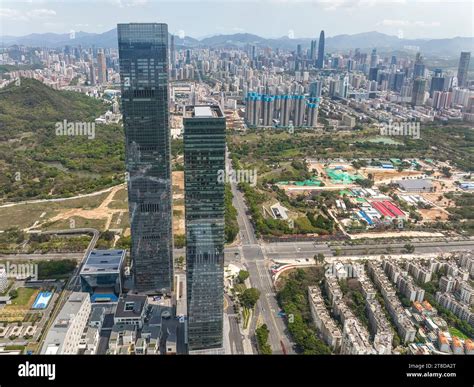 shenzhen  aerial  res stock photography  images alamy