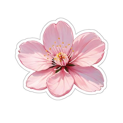 Cherry Blossom Japanese Flower Vinyl Sticker Japan Inspired Various Sizes Available Etsy Uk In