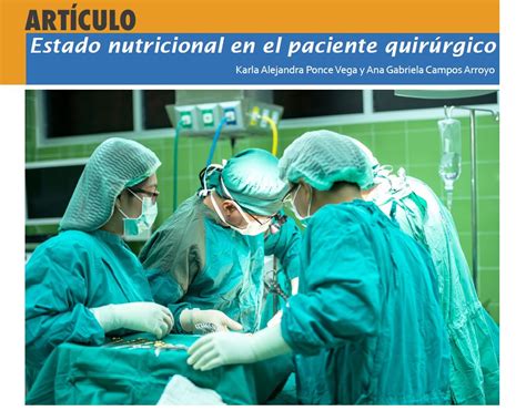 Estado nutricional en el paciente quirúrgico