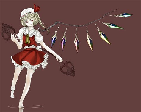Blonde Hair Flandre Scarlet Red Eyes Touhou Vampire Wings R Konachan