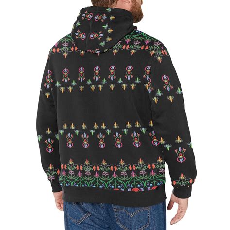 Metis Corn Mother Mens Long Sleeve Fleece Hoodie