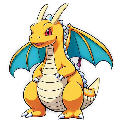 Download Dragonite Pokemon Png Iyg25