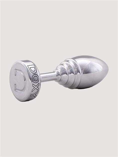 Doxy Metal Anal Butt Plug Ribbed 4 Inch Passionbugs