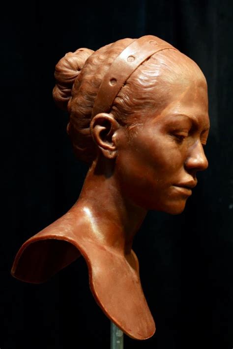 Brian Booth Craig Naked Indifference Wax For A Bronze Bust Skulpturen