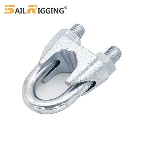 Us Type Malleable Iron Zinc Plated Wire Rope Clip Cable Clamp Wire