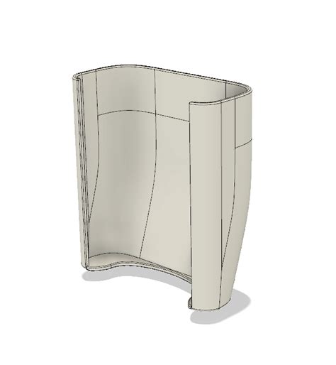 Vizio TV Hidden/Mounted Remote Holder by schutz | Download free STL ...