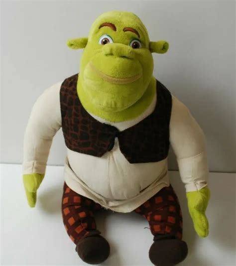 Dreamworks Shrek Ogre Cute Plush Sitting Soft Cuddly Toy Not