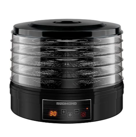 Сушилка для овощей и фруктов Redmond FD1100, черный - «Электросушилка ...