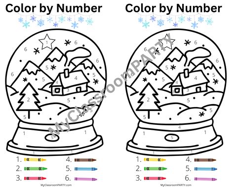 Winter Color By Number