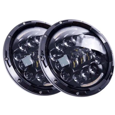 7 inch LED Halo Headlights 7" LED Headlight H4 Hi/low Auto Headlight ...