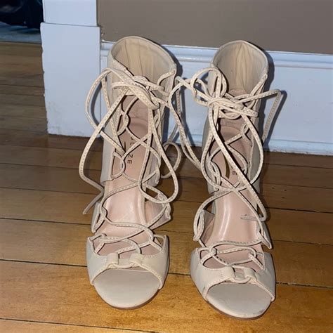 Glaze Shoes Strappy Nude Heels Poshmark