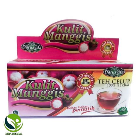 Jual Teh Celup Kulit Manggis Darusyifa Original Shopee Indonesia