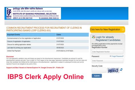 Ibps Clerk 2023 Online Form Notification Released For Crp Clerk Xiii