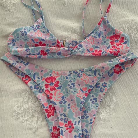 Shein Bikini Set Size Xs Top And Bottom Never Worn Depop