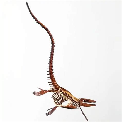 Junbaby Mô Hình Khủng Long Bằng Gỗ Mosasaurus